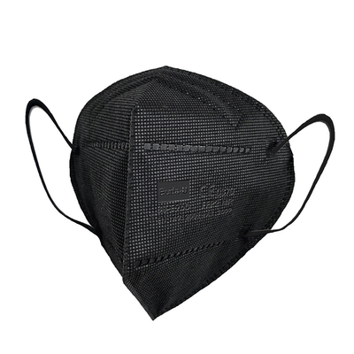 Respirador da máscara protetora FFP2 no francês, embalagem espanhola, alemão, CE 0370, FFP2 máscara protetora, branco preto