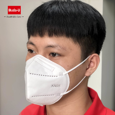 Máscara protetora de Rispirator KN95, tipo de dobramento 5 camadas da máscara com registro de FDA
