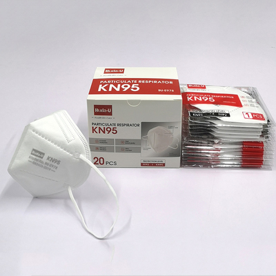 KN95 que filtra a meia máscara, máscara não tecida do respirador KN95, modelo With de FDA EUA 2+2+1 camadas
