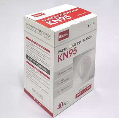 Total certificado branco 5 camadas da máscara ínfima do respirador de KN95 para COVID 19