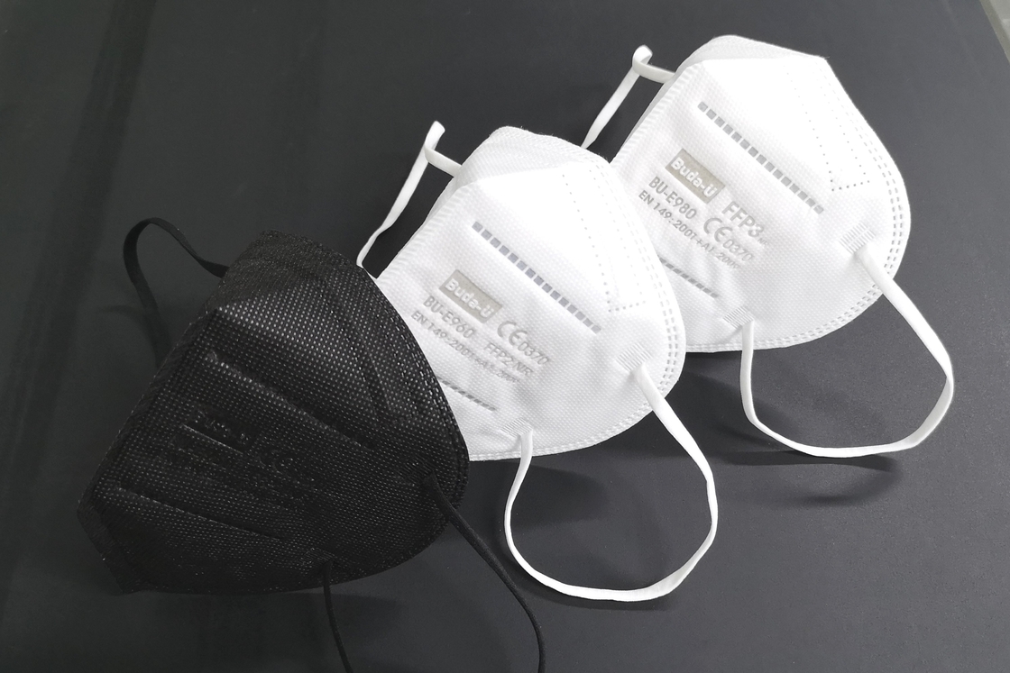 CE protetor branco preto 0370 da máscara protetora FFP2, respirador FFP2 ínfimo com CE, FDA