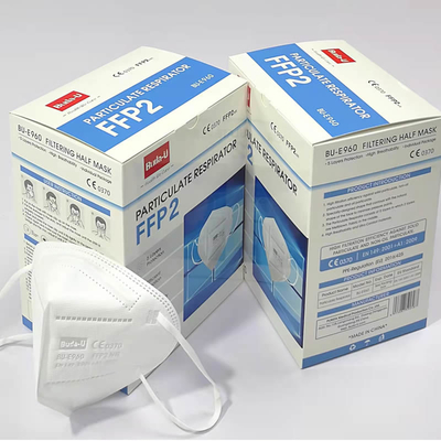 Proteção alta do CE 0370 descartáveis da tomada da máscara BU-E960 FFP2 respirável