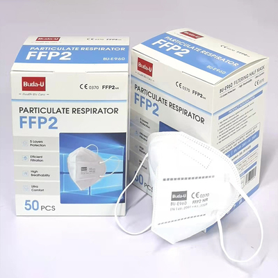 Respirador ínfimo não tecido descartável da máscara protetora FFP2 FFP2 do padrão da UE NR, com CE0370