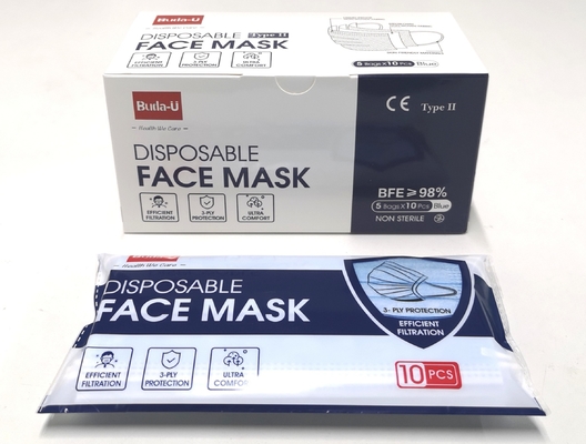 ASTM 3PLY que Earloop descartável a máscara protetora, padrão protetor adulto da máscara protetora ASTM, FDA registrou-se