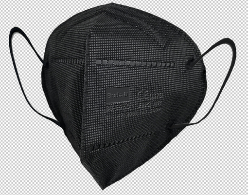 BU-E960 CE 0370 das máscaras protetoras do preto FFP2 habilitado nenhuma válvula de respiração