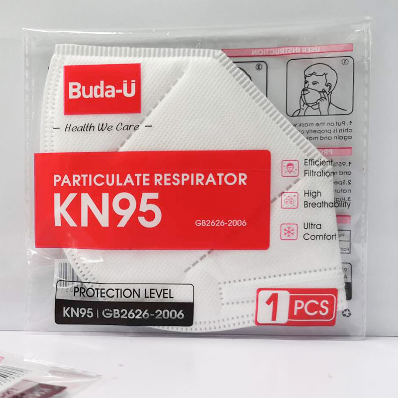 Máscara ínfima de dobramento do respirador kn95 com GB2626-2019 Buda-U padrão BU-E978