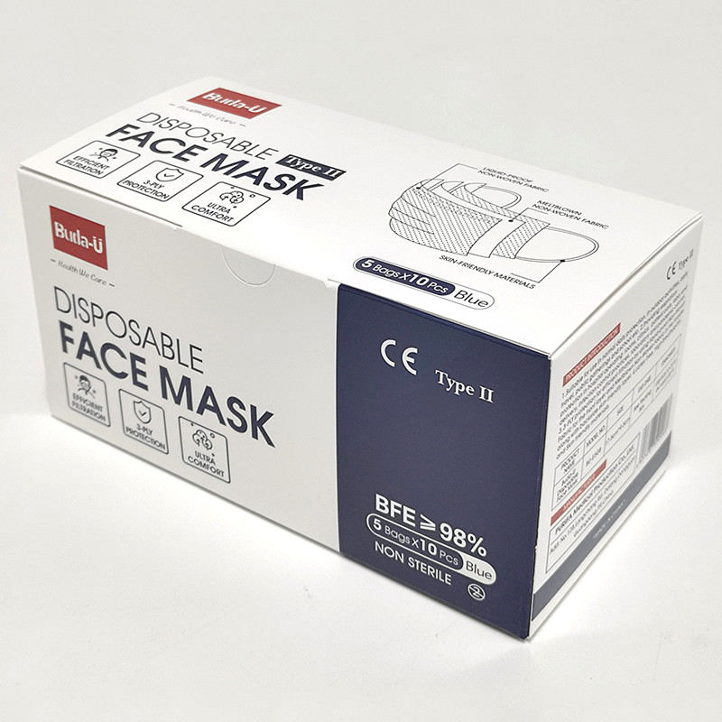Dispositivo médico adulto de FDA da máscara protetora do nível 2 de ASTM alistado e registro