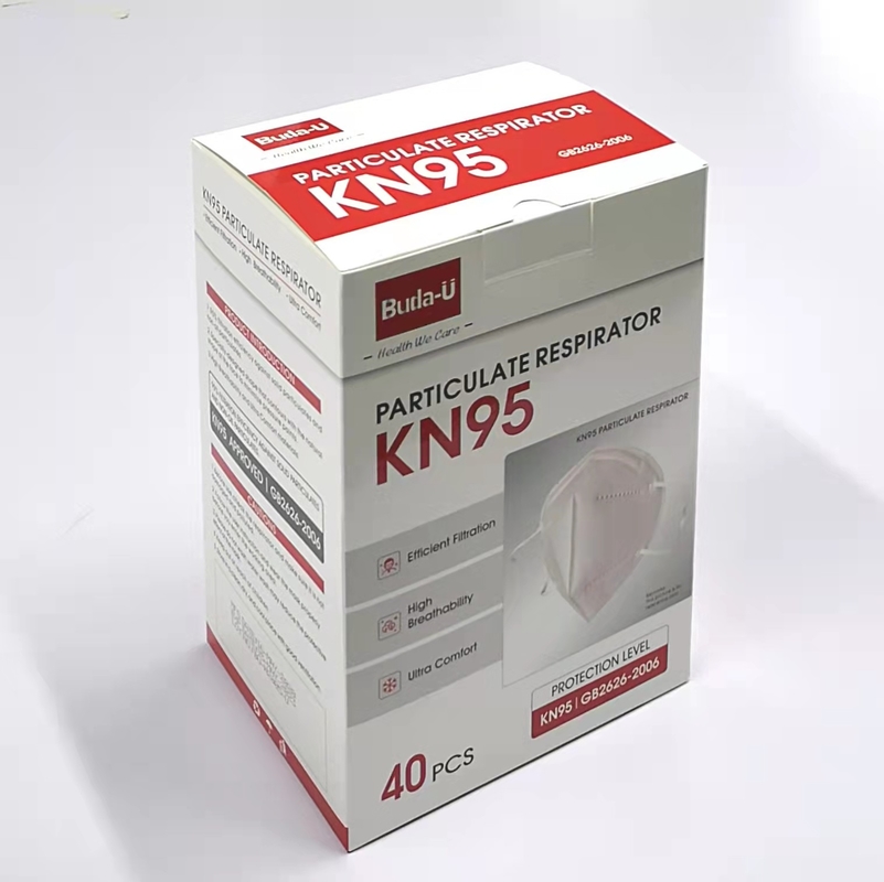 KN95 não tecidos Earloop o respirador ínfimo da máscara protetora, CE &amp; a máscara protetora de FDA KN95 com EUA autorizou