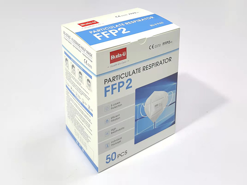 CE0370 máscaras protetoras da certificação FFP2 cinco camadas com filtragem de 94%